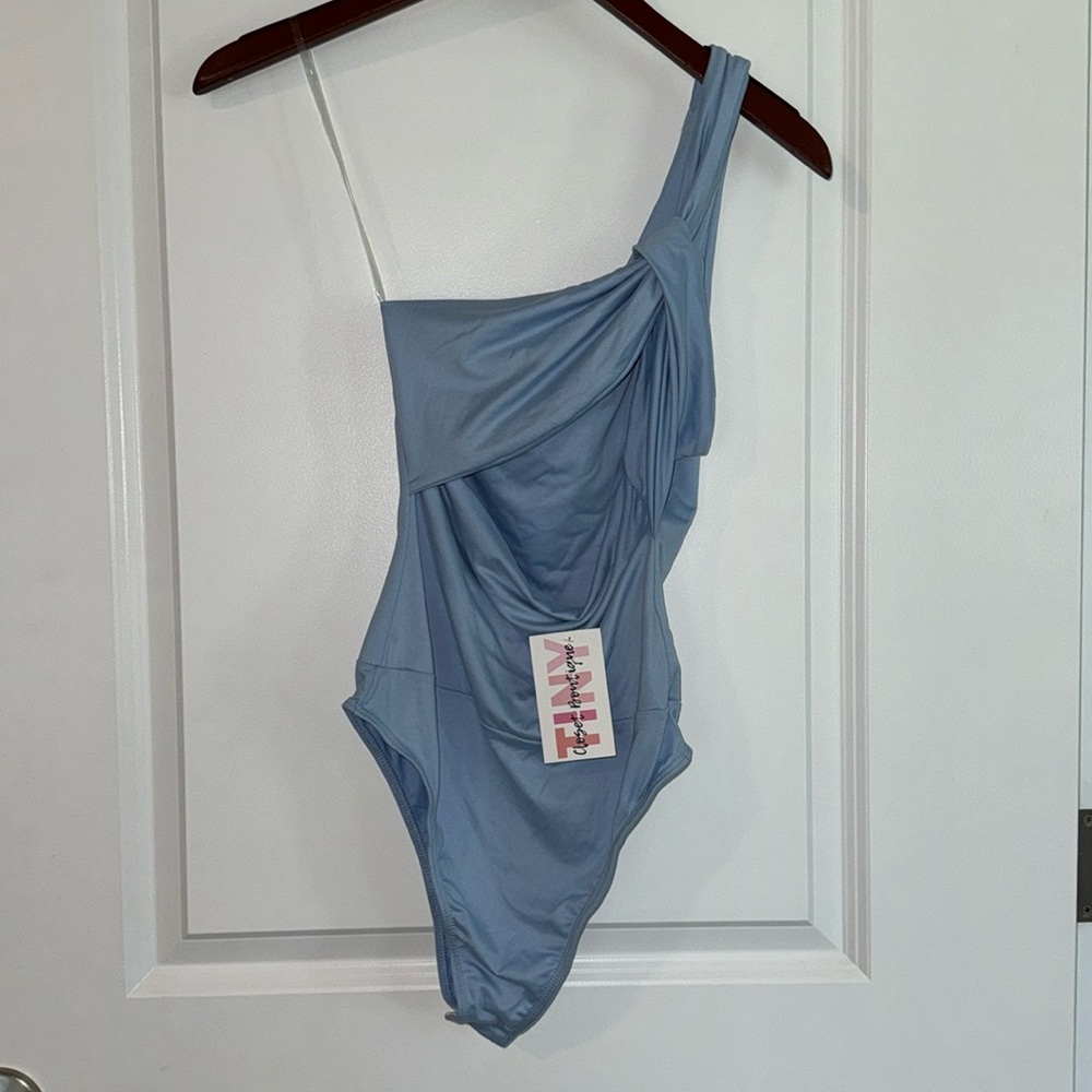 NWT Candy Shop Bodysuit, Periwinkle Blue
